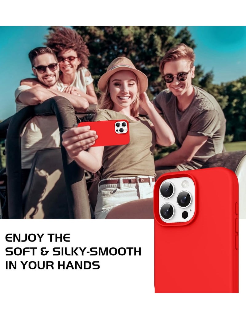 BORTONY iPhone 16 Pro Case Silicone Case Cover Durable and Anti Scratch Shockproof iPhone 16 Pro Cover 6.3 inch - Image 4