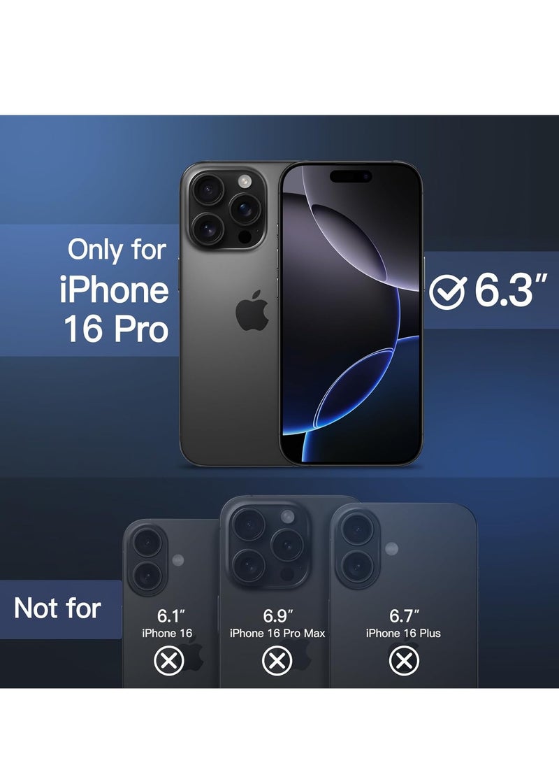 BORTONY iPhone 16 Pro Case Silicone Case Cover Durable and Anti Scratch Shockproof iPhone 16 Pro Cover 6.3 inch - Image 2