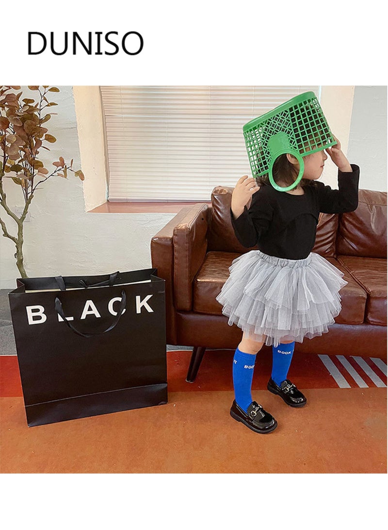 DUNISO 6 Layers Girl's Layered Tutu Skirt Tulle Princess A-Line Mini Skirt Princess Dresses Dance Wear Clothes for Little Girl 110cm - Image 2