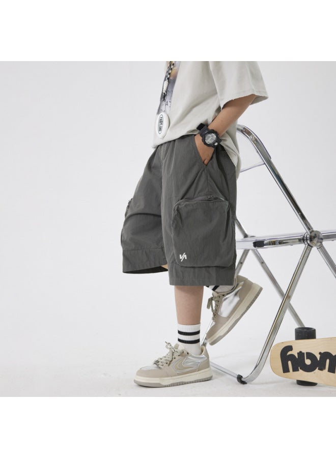 Boys' Summer Sports Cargo Shorts  New Style Youth Children's Summer Loose Thin Pants