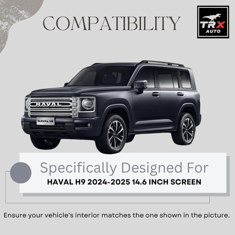  تي ار اكس اوتو حامل هاتف سيارة TRX AUTO لسيارة هافال H9 موديلات 2024 و2025 | قاعدة تثبيت لشاشة الوسائط المتعددة | ملحقات مناسبة لشاشة هافال H9 مقاس 14.6 بوصة - Image 4