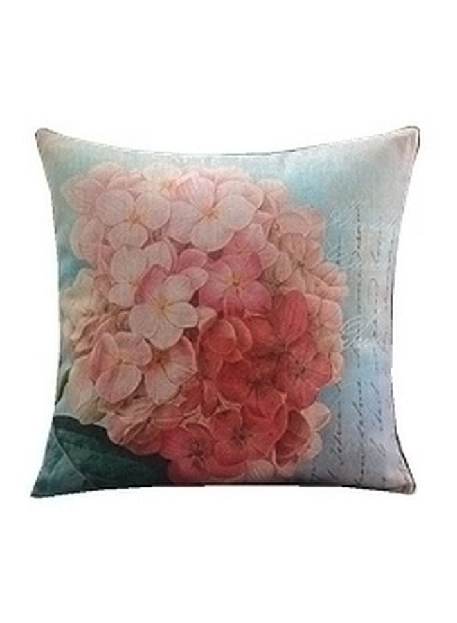 NIBEMINENT Retro Floral Pattern Decorative Cushion Cover Multicolour 45x45centimeter