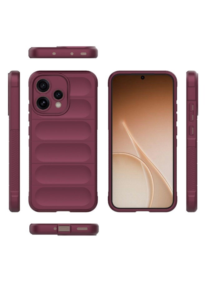 جراب موبايل ماجيك شيلد  سيليكون مضاد للصدمات وحمايه للكاميرا متوافق  Oppo Reno 15 5G (نبيتي) - Image 3