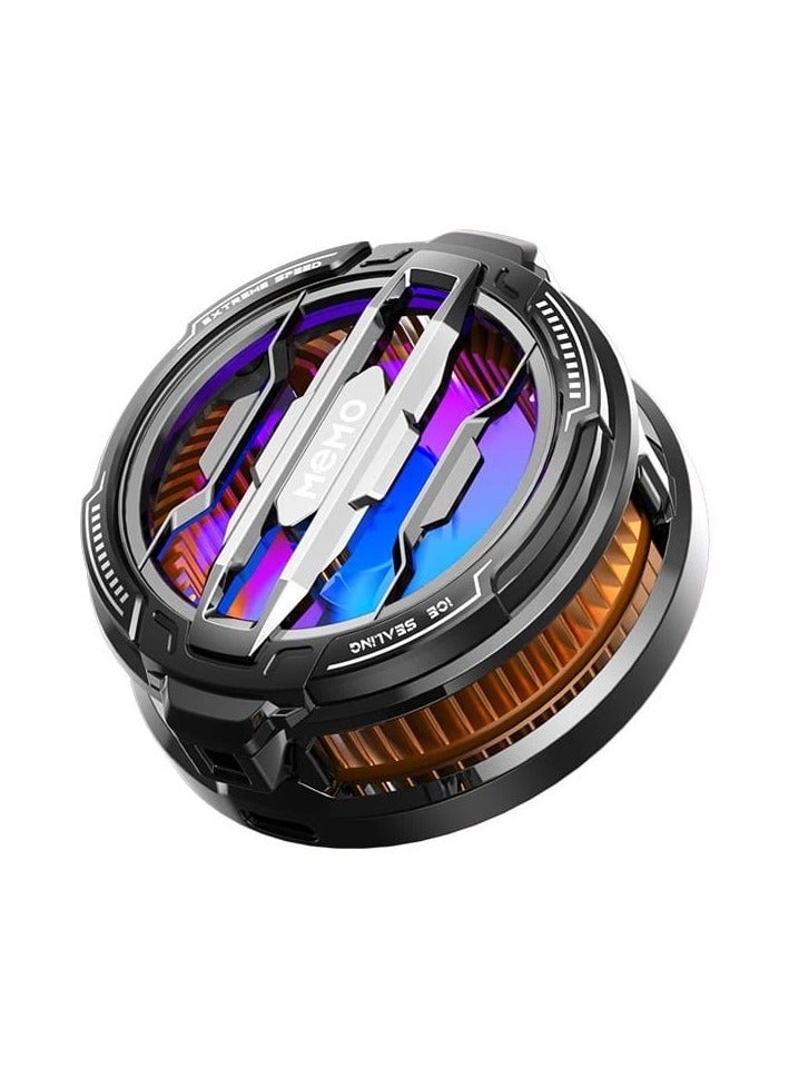 Memo Mobile phone Gaming portable Cooling Fan, 15W Fast Heat Dissipation System, Cooling pad, mini fan, Clip-on Design - Image 2