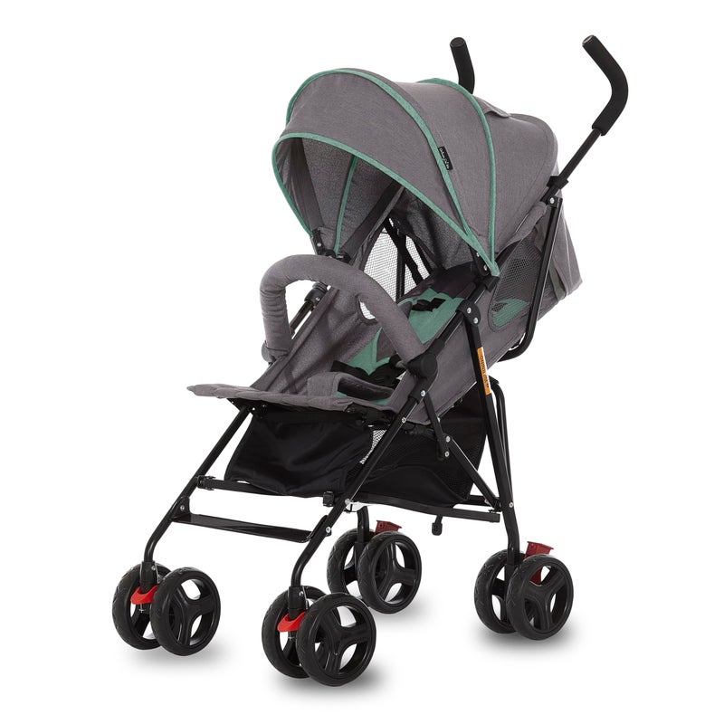 Dream On Me Vista Moonwalk Baby Stroller in Mint, Lightweight Infant Stroller with Compact Fold, Multi-Position Recline Umbrella Stroller with Canopy, Extra Large Storage and Cup Holder - Image 1