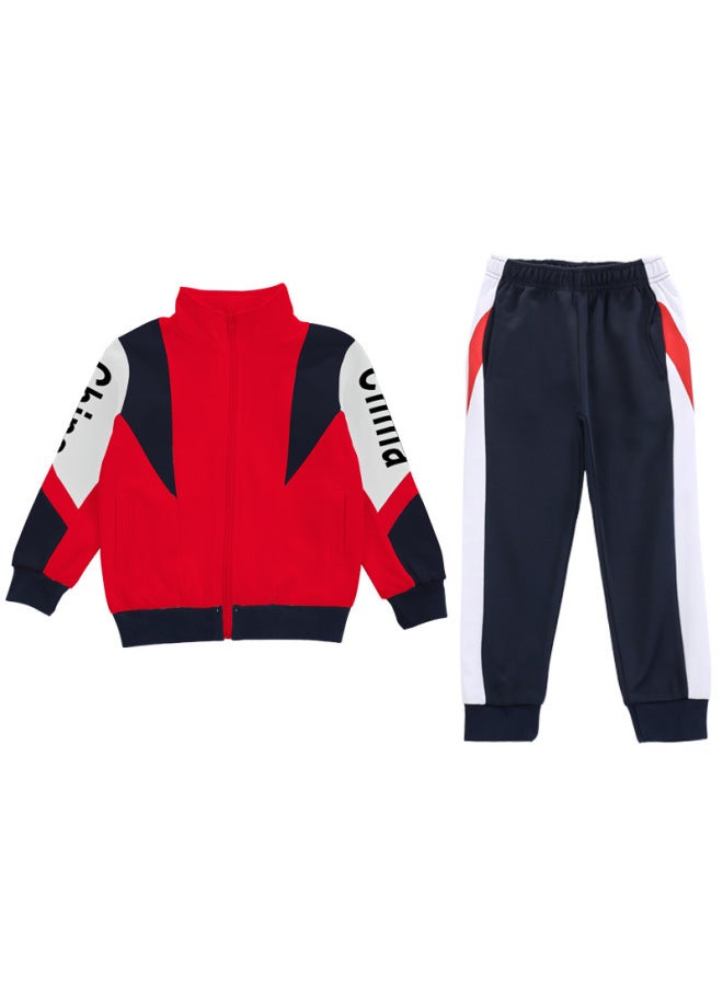 Spring And Autumn New Kindergarten Uniforms Spring School Uniform Set For 3-14 Year Old Primary School Students Three-piece Children's Class Uniforms