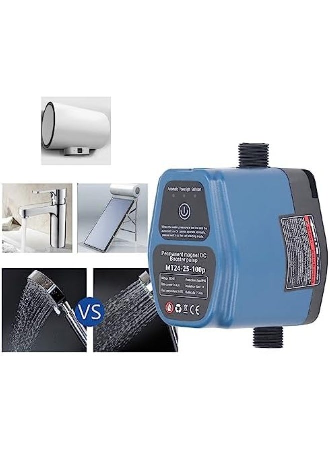 Water Pressure Booster Pump, 100W 24V Automatic Intelligent Sensing Domestic Water Booster Pump, 25L/min, Water Heater Booster Pump for Kitchen Faucet, Shower Hot Water - Image 4