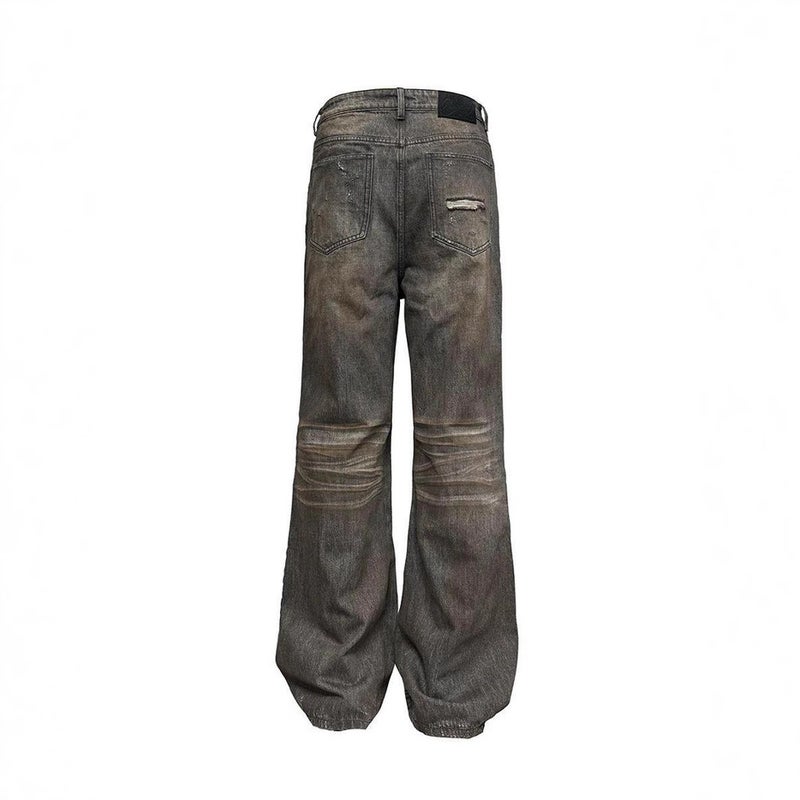 Unisex Classic Denim Jeans Loose Fit Daily Outdoor Wear - Image 3