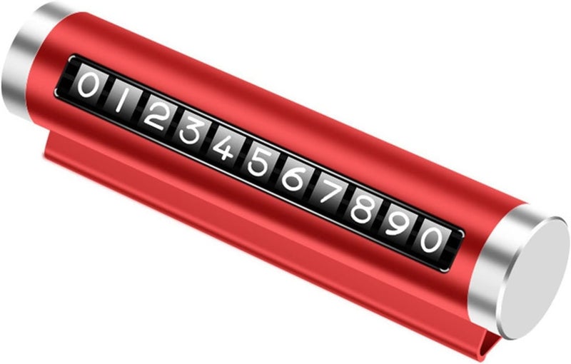 ETONWALL Automotive Inside car Accessories Automobile Accessories Temporary Parking Plate car Decorations Temporary Car Parking Card Stop Sign Scroll Wheel Number Plate