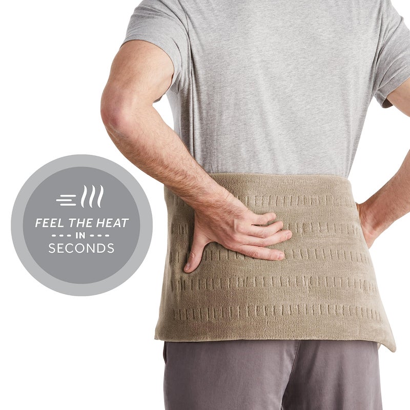 Sunbeam Premium Sunbeam Heating Pad with Compact Storage King Size Beige - Image 4