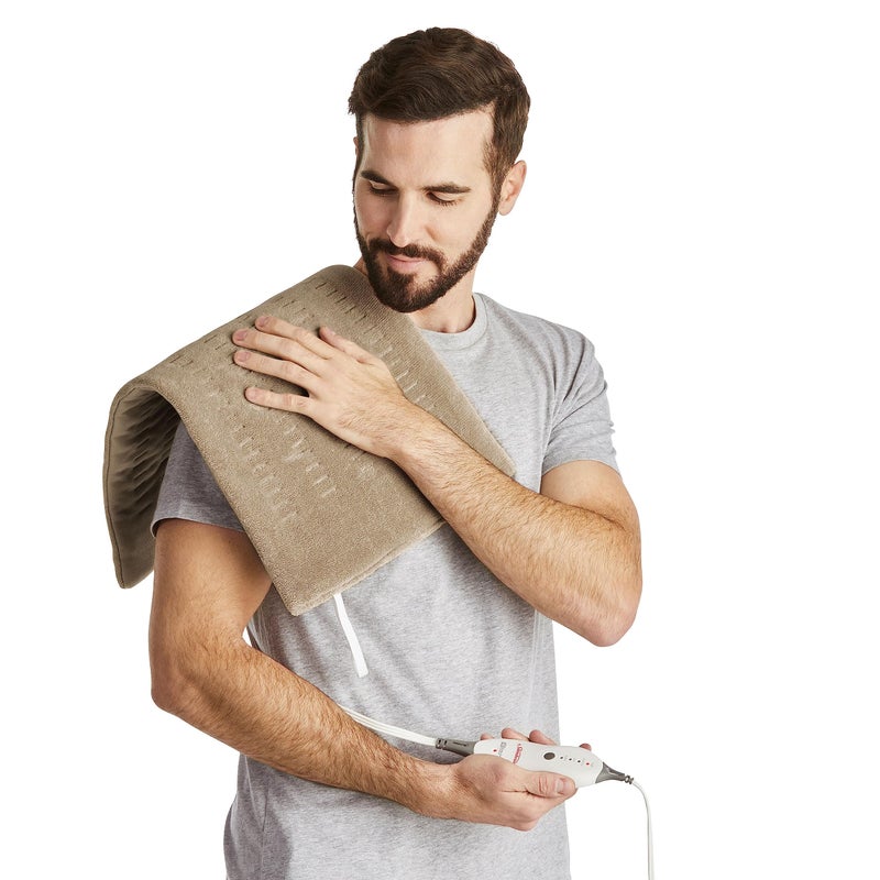 Sunbeam Premium Sunbeam Heating Pad with Compact Storage King Size Beige - Image 2