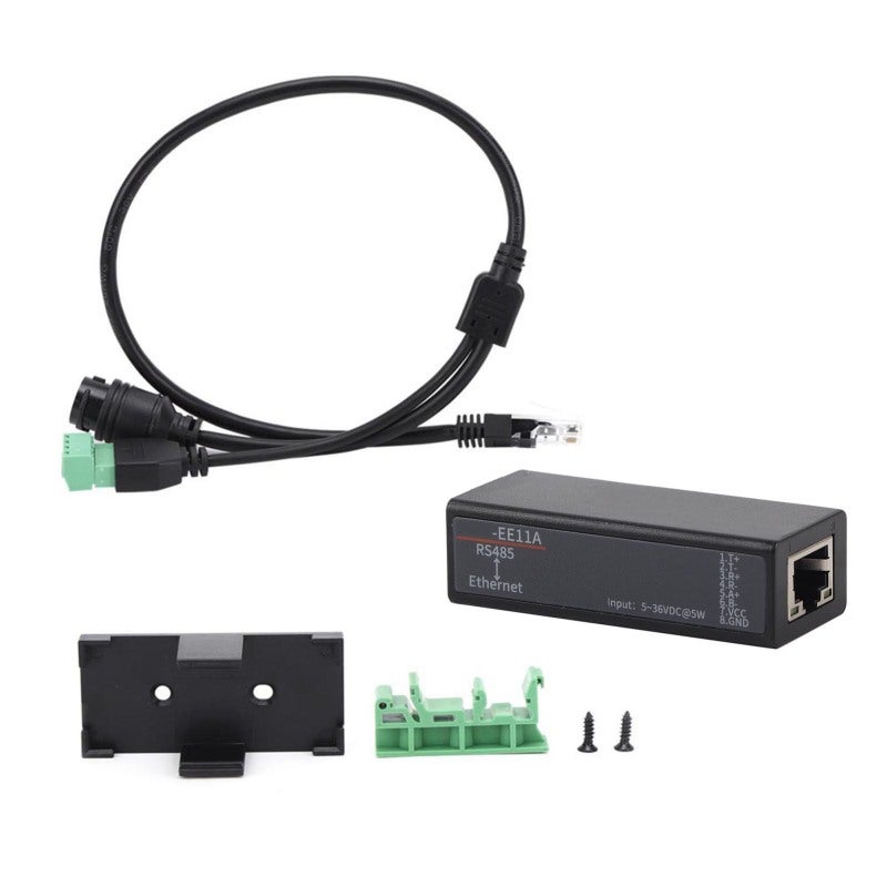 ELFIN Serial Port Server 1 RS485 Port 10/100M Adaptive - 460800 Bps Max Speed TLS/AES Encryption Serial To Ethernet Converter For MIPS MCU Linux System IOT Configuration - Image 1