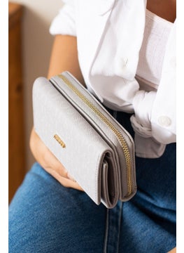 Just Polo Women's Gray Wallet & Card Holder JP0001  - Image 5