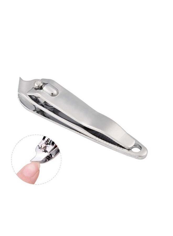 DNHCLL 2 PCS Metal Slanted Edge Nail Cutting Clippers Pedicure Manicure Tool Slanted Tip Cuticle Nail Clipper Cutter Nail Clipper Cutter Pedicure Manicure Tool - Image 2