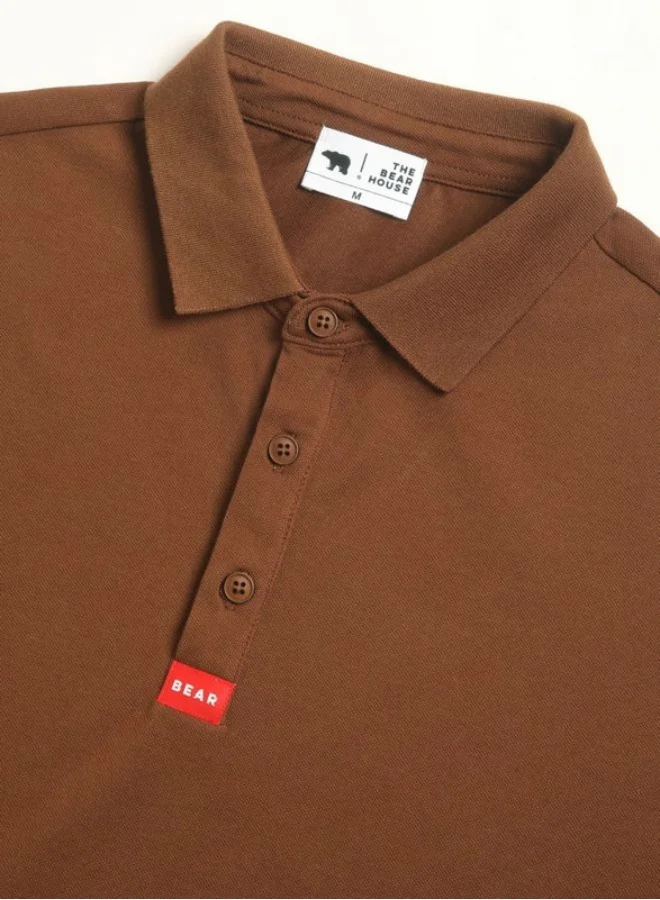 THE BEAR HOUSE Men's Polo Shirt for Casual & Semi-Formal Wear | Classic Collar Neck T-Shirt | Comfortable, Stylish & Versatile for Office, Travel, Outings & Everyday Use