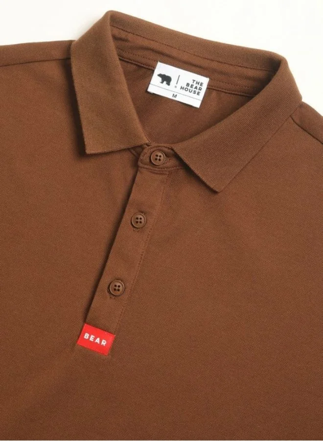 The Bear House  Men's Polo Shirt for Casual & Semi-Formal Wear | Classic Collar Neck T-Shirt | Comfortable, Stylish & Versatile for Office, Travel, Outings & Everyday Use for Men | Best Price UAE
