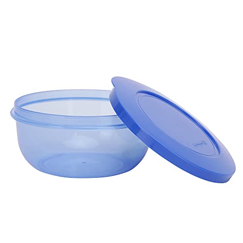 Cutting EDGE 900ml Eco-Storage Plastic Container & Organizer Set of 4 for Kitchen, Refrigerator, Lunch & Food Storage (Light Blue) - Image 4