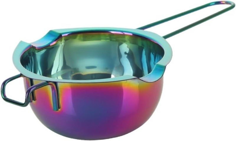 Stainless Steel Double Boiler Pot Melting Bowl 400ML Stainless Steel Chocolate Melting Bowl Butter Heating Pan Milk Boiler DIY Kitchen Utensil(Color 4) - Image 1