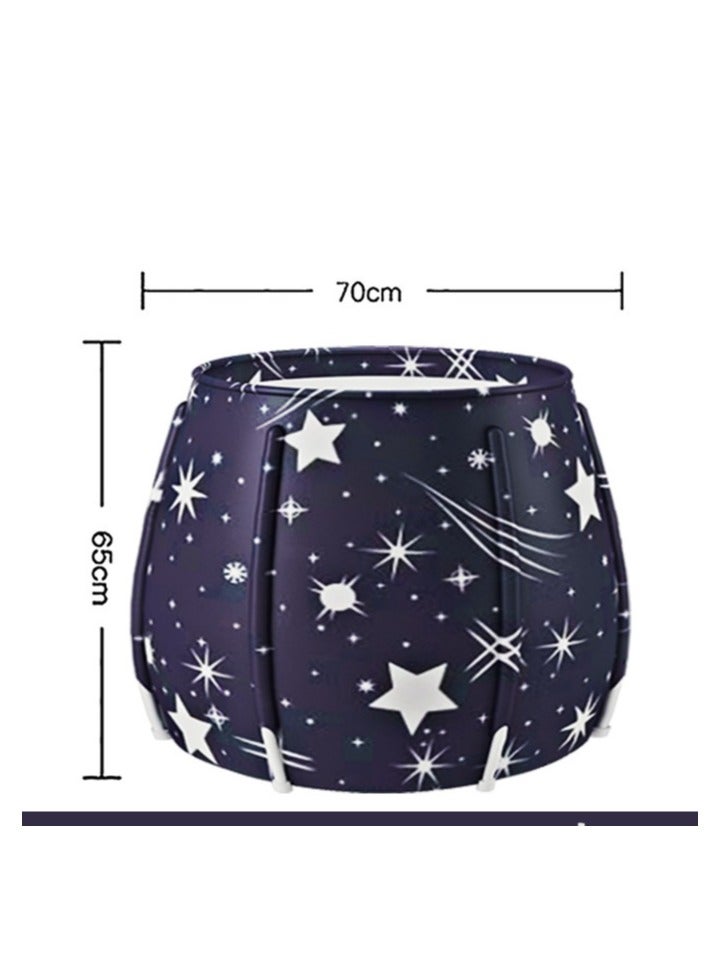 ميكسد طوي حوض الاستحمام ، حوض الاستحمام المحمولة الغمر ، صديقة للبيئة حوض الاستحمام للاستحمام ، رغوة ساخنة سميكة للحفاظ على درجة الحرارة - Image 3