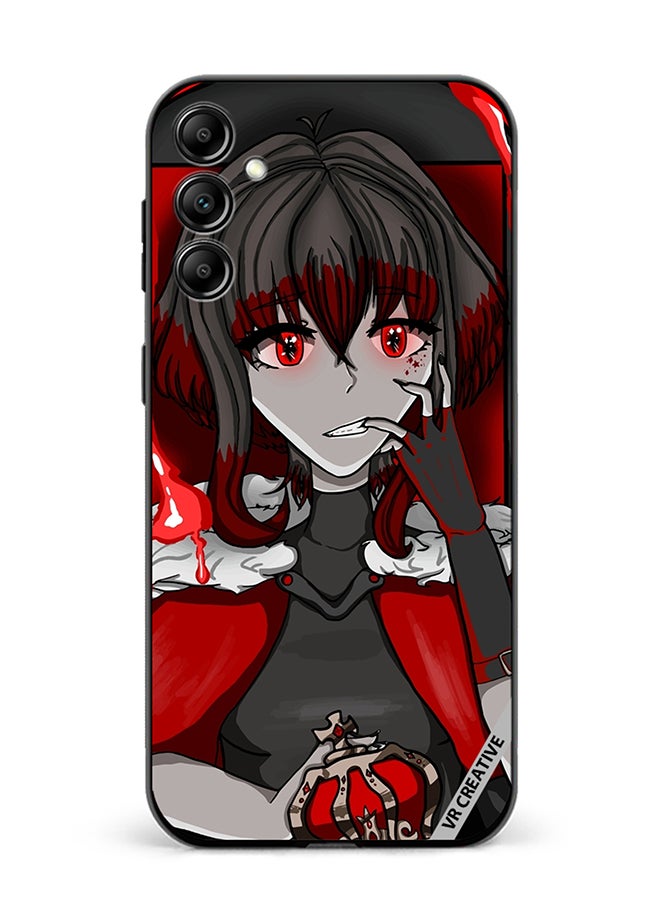 VR CREATIVE Protective Case Cover For Samsung Galaxy A55 Portrait Of Anime Character Girl Design Multicolour - Image 1