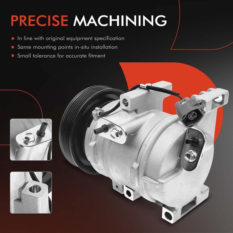 A-Premium A/C Compressor with Clutch for Mazda - Image 5