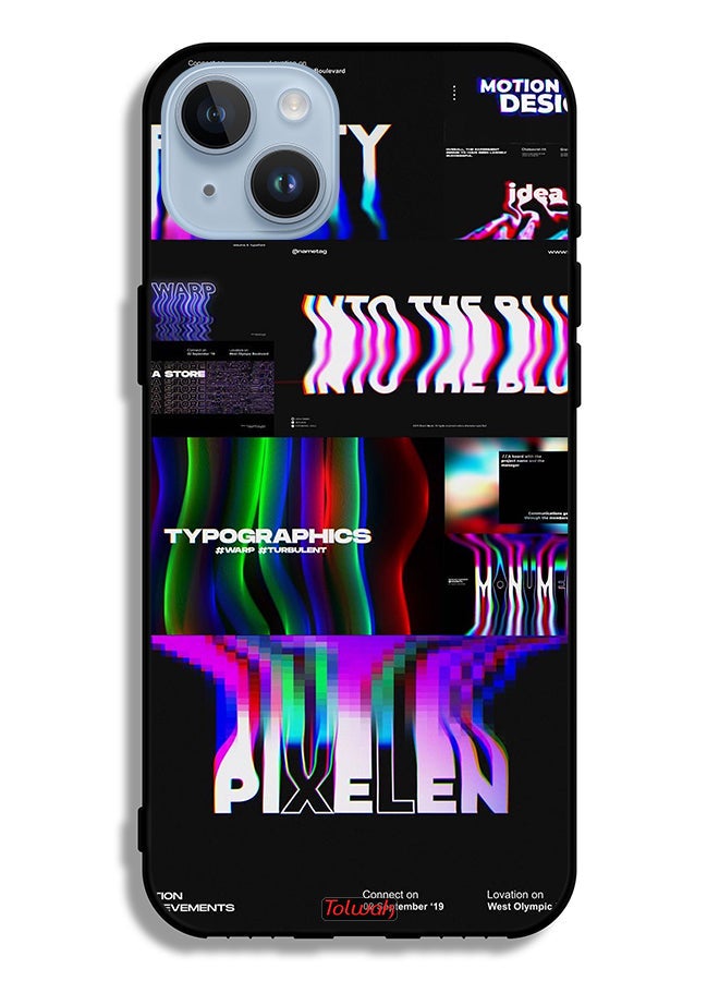 Tolwak Apple iPhone 14 Plus Protective Case Motion Design - Image 2