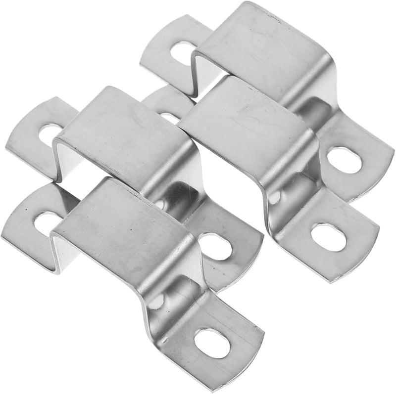 3 Pack U Shaped Bracket Clamps For Easy Installation Of Water Pipes Railings Indoor Outdoor Use - Image 4