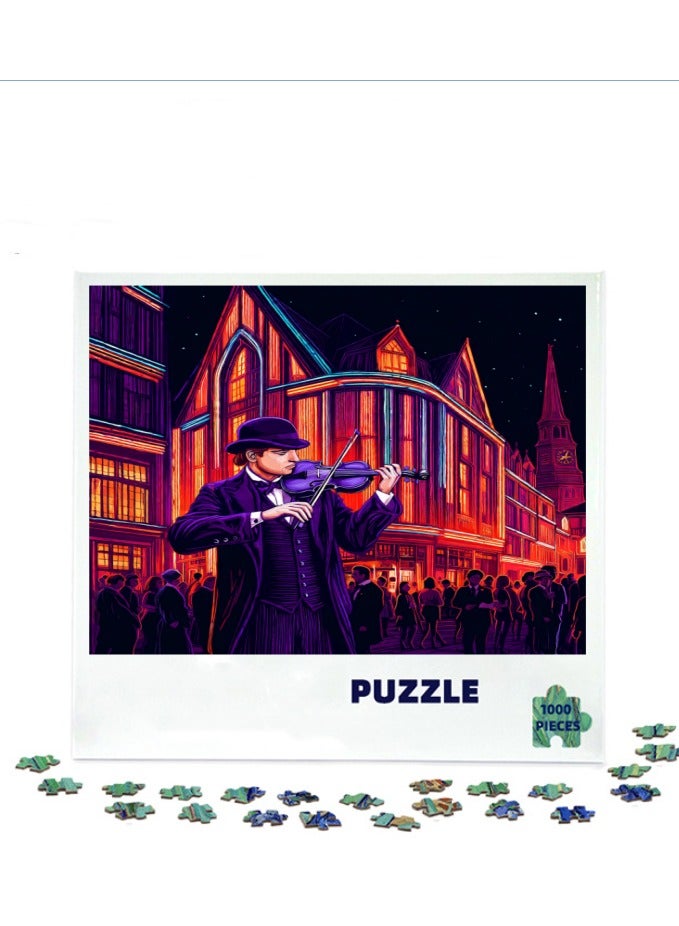 Anna 1000-Piece 3D Creative Landscape Puzzle - Engaging Brain Teaser - Image 1