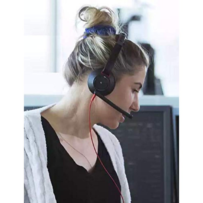 Poly Plantronics - Blackwire C5220 - Wired, Dual-Ear Stereo Headset with Boom Mic - USB-A, 3.5 mm to connect to your PC, Mac, Tablet and/or Cell Phone - Image 3