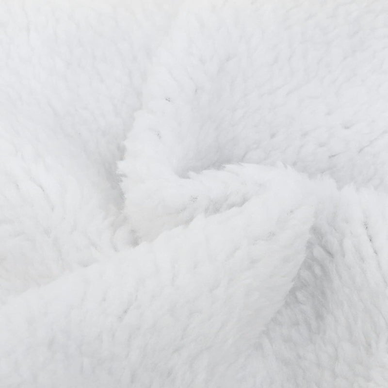 Pwshymi Pet Heating Pad Insulated Warm Blanket for Dog Kennel,Non Slip Detachable Pet Mat for Winter, White Velvet Pad for Dog, Cat (90X64CM) - Image 3