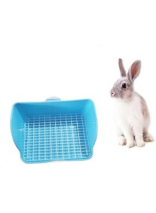 High End Tear Resistant Rabbit Toilet Training Tray Potty Box Cage Grey - Image 1