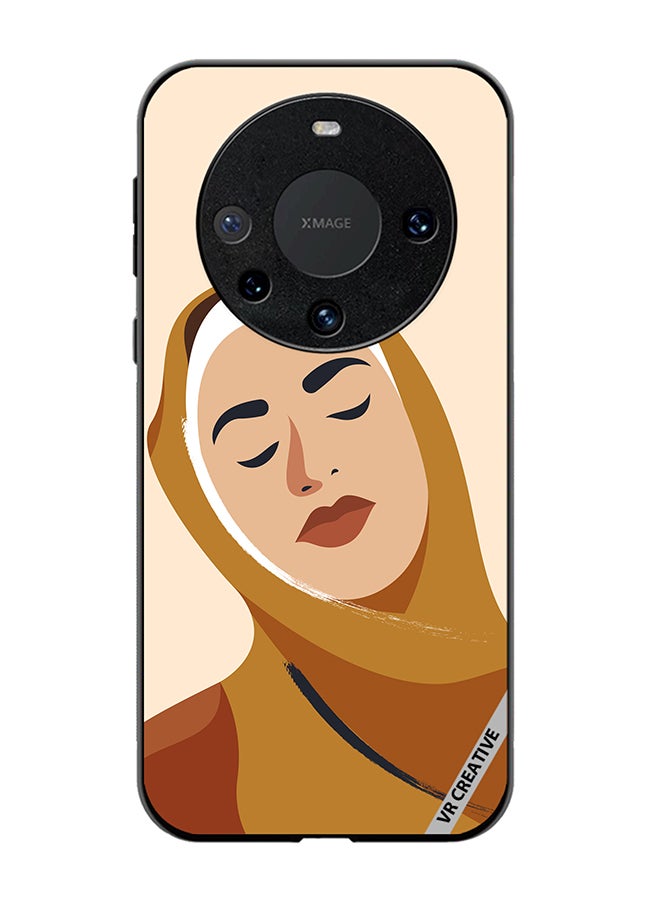 VR CREATIVE Protective Case Cover For Huawei Mate 60 Pro Plus Cartoon Woman Shape Design Multicolour - Image 1