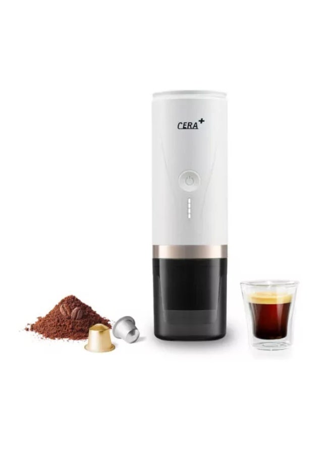 Cera+ Portable Mini Espresso Machine | Rechargeable Car Coffee Maker - Image 1