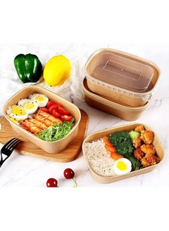 Kraft Paper Rectangle Container 750Ml With PP Lids for - 25 Pieces. - pzsku/ZB807E1765FC8D5017798Z/45/_/1657115739/3efa9594-a6f9-4e59-8622-2a283bbc6341