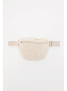 Tchibo Women Hip Bag 17 H x 22 L x 7 W cm, Off White  - Image 2