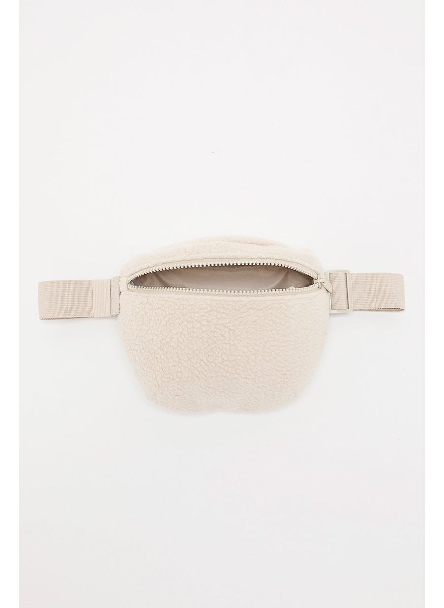 Tchibo Women Hip Bag 17 H x 22 L x 7 W cm, Off White  - Image 1