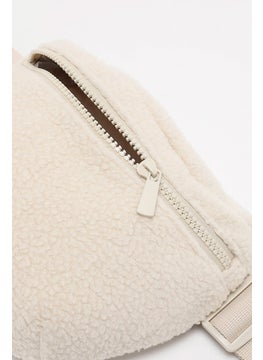 Tchibo Women Hip Bag 17 H x 22 L x 7 W cm, Off White  - Image 4