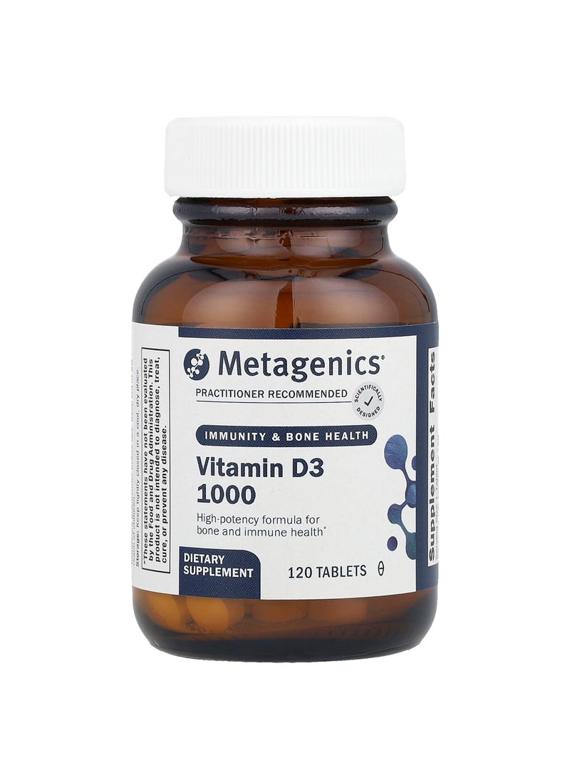 Metagenics Vitamin D3 1000, 25 mcg (1,000 IU), 120 Tablets