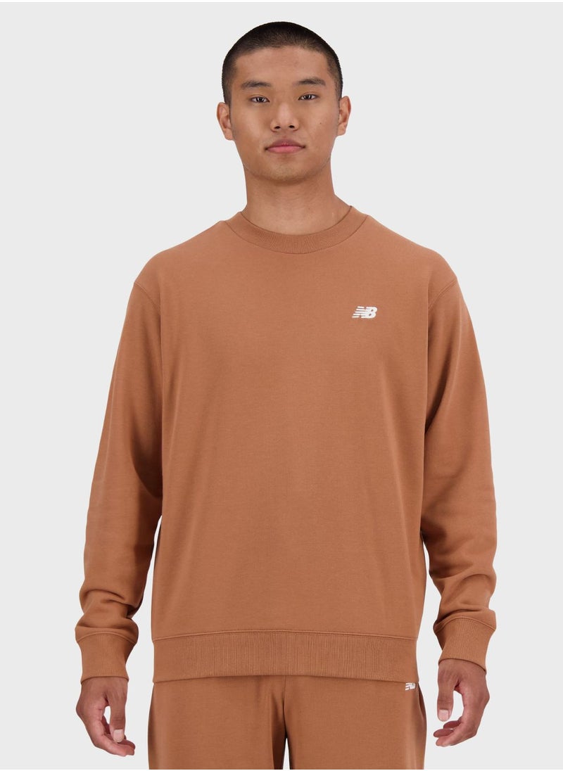 New Balance Logo French Terry Sweatshirt  - Image 1