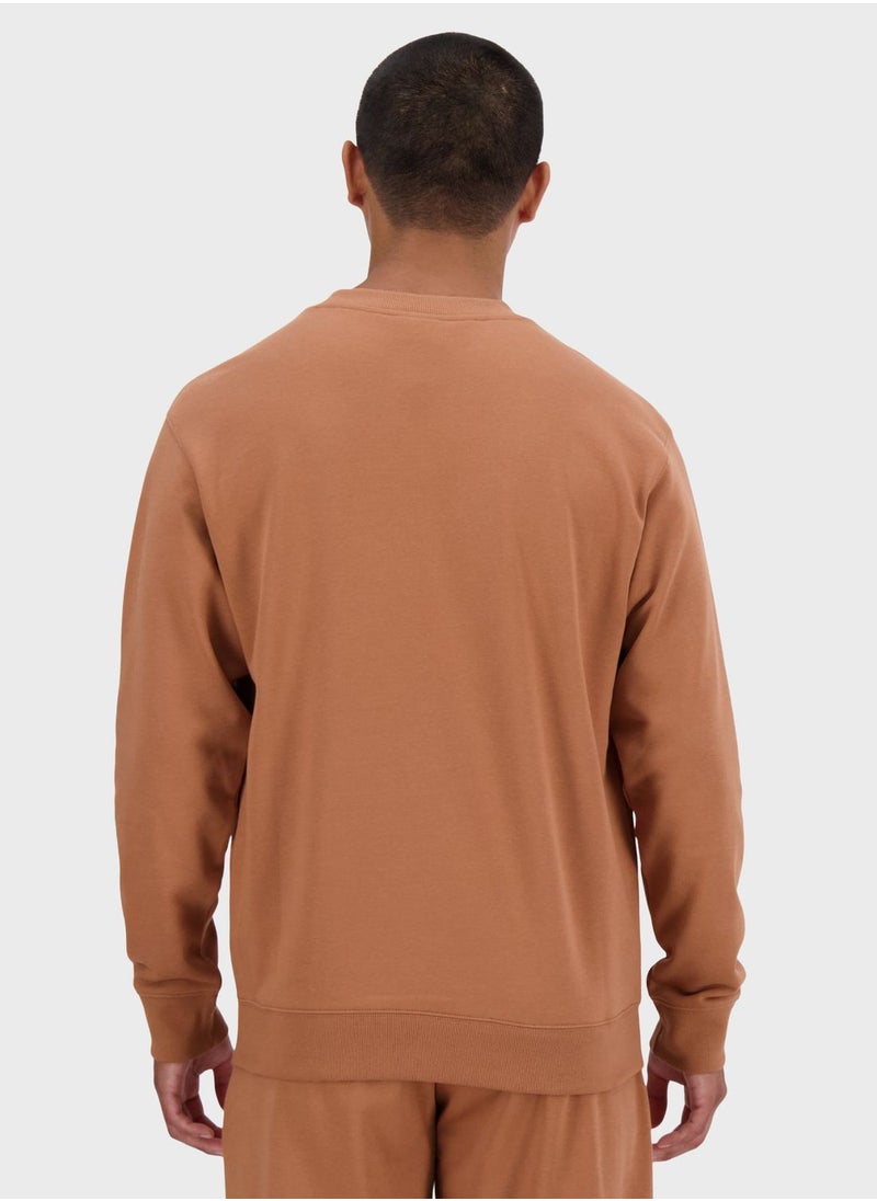 New Balance Logo French Terry Sweatshirt  - Image 2