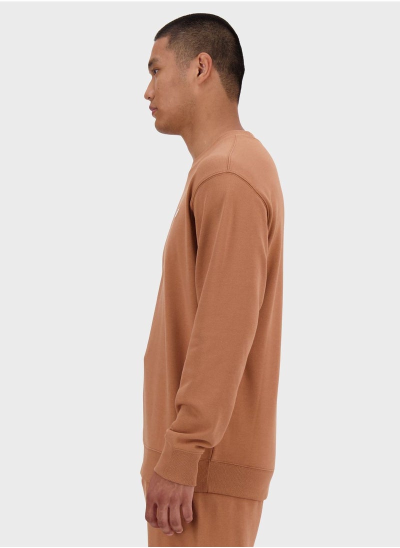 New Balance Logo French Terry Sweatshirt  - Image 4