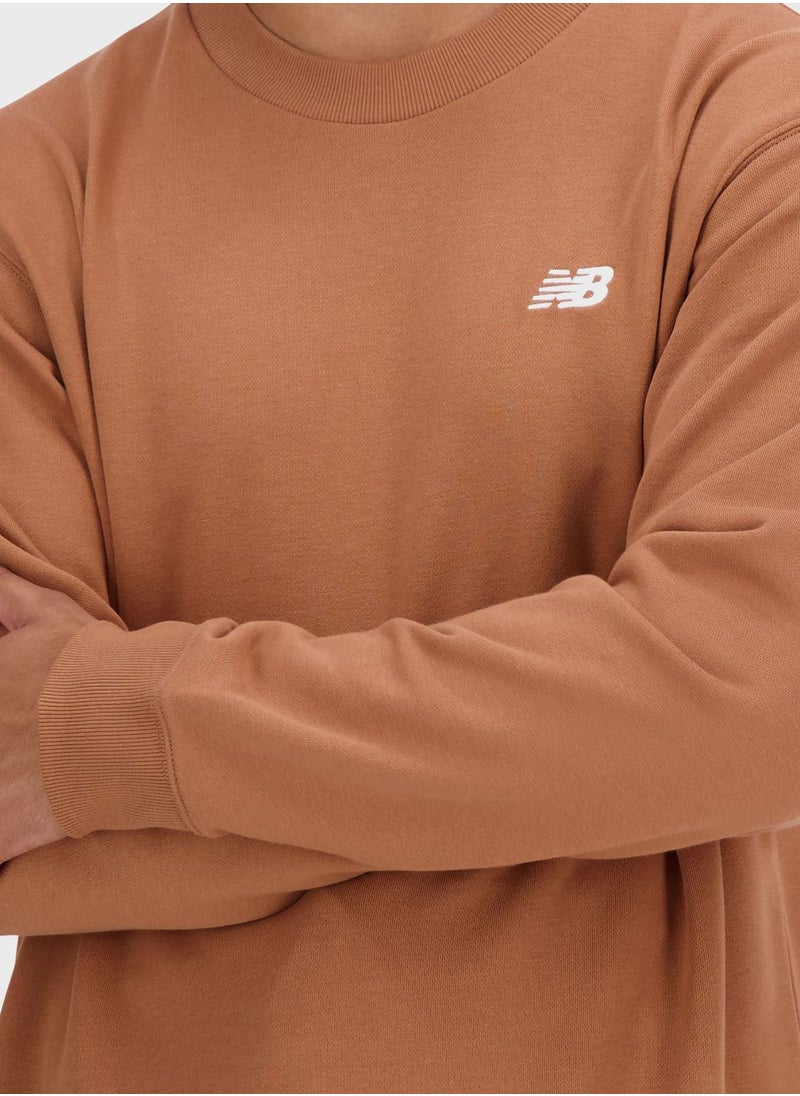 New Balance Logo French Terry Sweatshirt  - Image 3