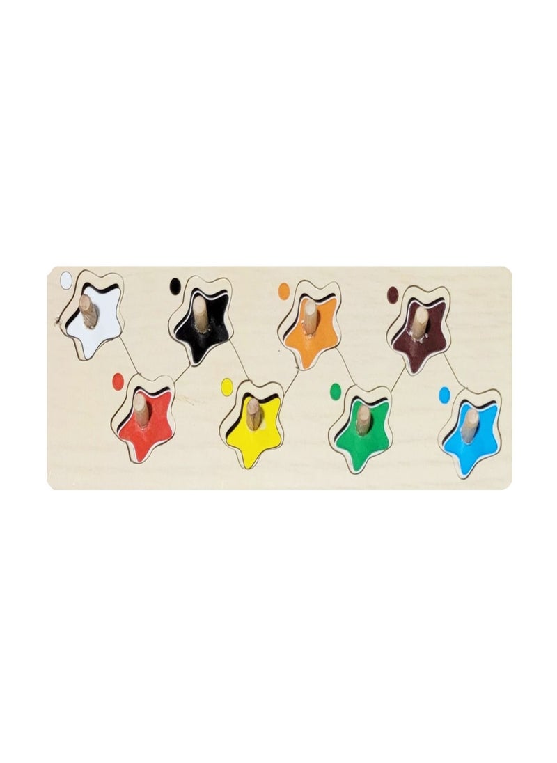 Toys Small Colorful Wooden Puzzle  - Image 3