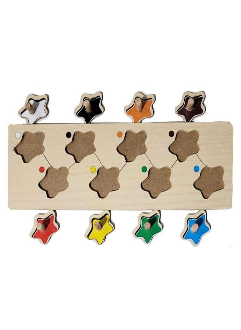 Toys Small Colorful Wooden Puzzle  - Image 2
