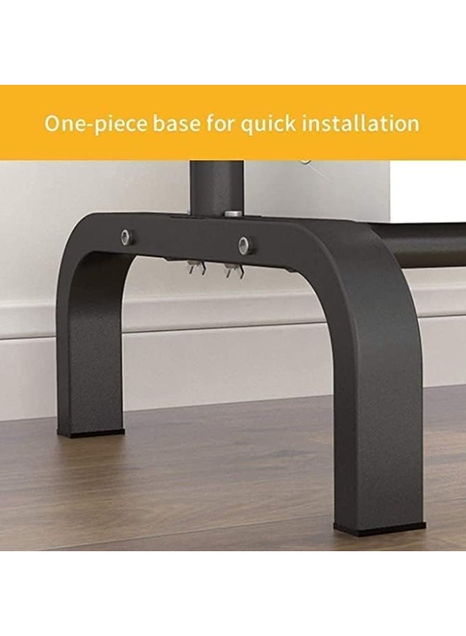 Double Clothes Hanger Stand – Black - Image 5