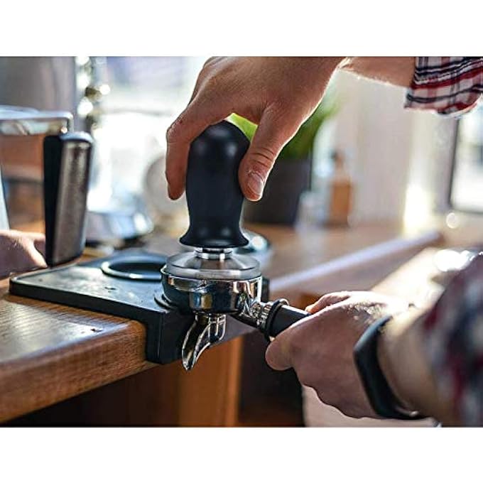 MAKINGTEC Coffee Tamper  Coffee Tamper 53Mm Coffee Tamper Coffee Presser Coffee Shop Supplies With Silicone Tamper Mat Stainless Steel Coffee Tamper - Image 4