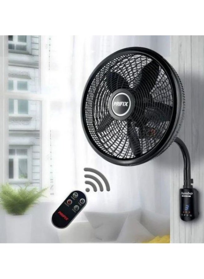 Prifix Jumbo Wall Fan WFJ-211 - Remote Control - 21-inch  5 Blade - Image 1