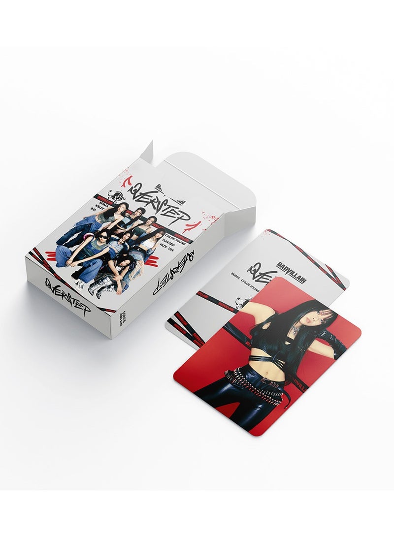 55Pcs BADVILLAIN OVERSTEP LOMO Cards Season's Greetings 2025 K-POP Album Gift PhotoCard Mini Poster Members - Image 5