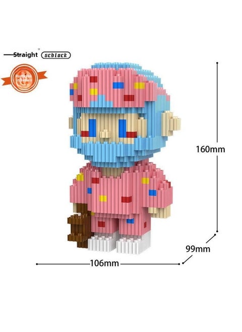 [8819 Series] Has Been Spelled Scblock Micro Building Blocks For The Elderly BOBO Toys Outlets-Color:SCL8819_19