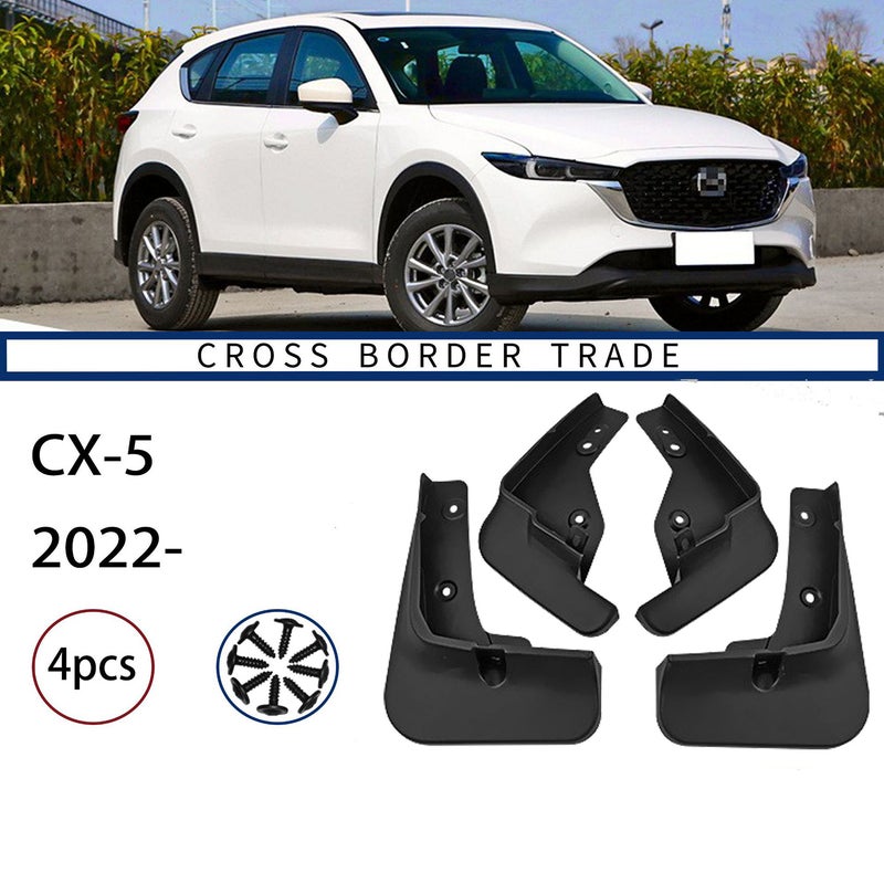 مناسب لسيارة مازدا CX-5 2022 — حاجز طين لاطارات السيارة ، تعديل حاجز الطين للتجارة الخارجية والحدودية - Image 2